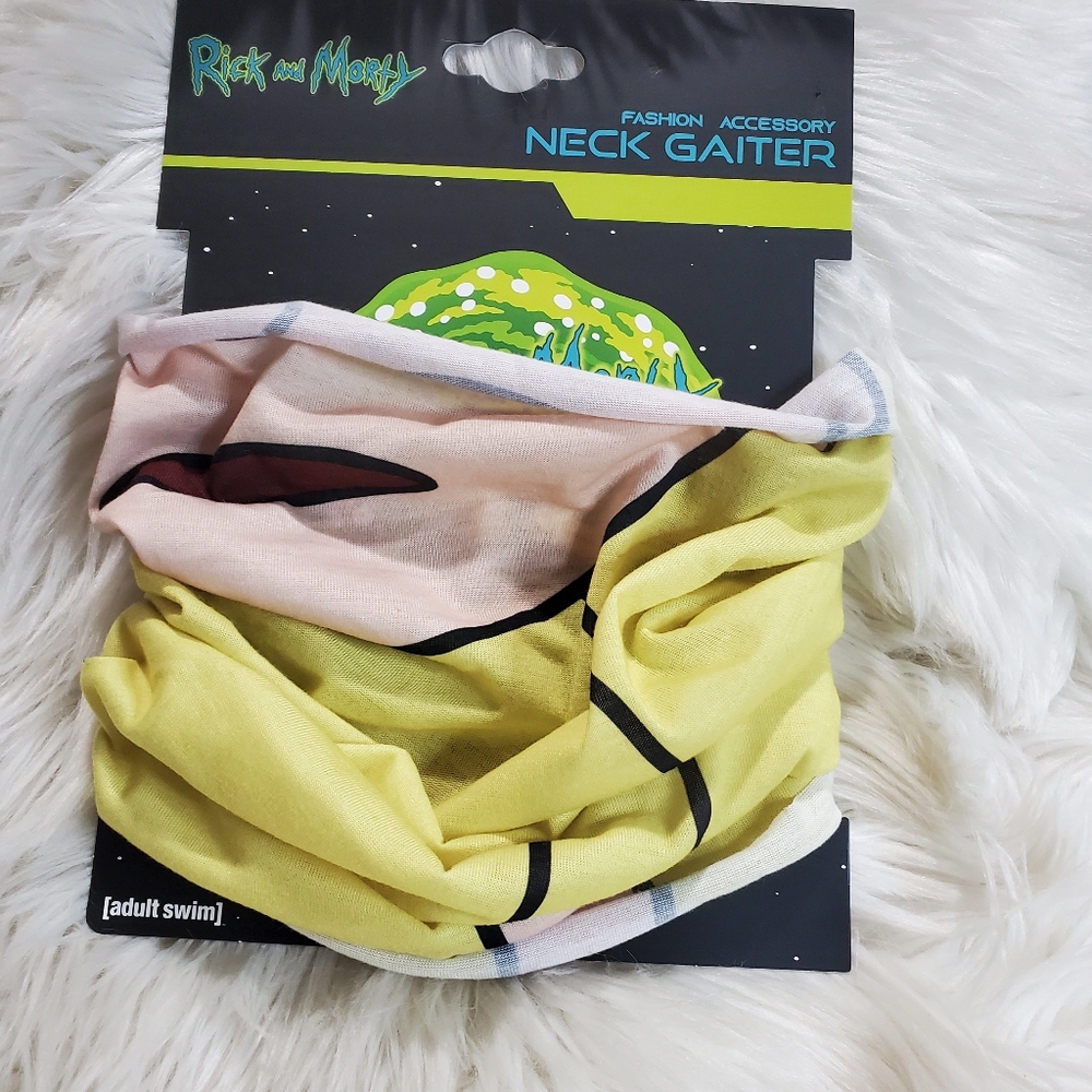 🦋5/$25 Rick and Morty neck gaiter